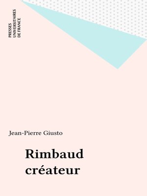cover image of Rimbaud créateur